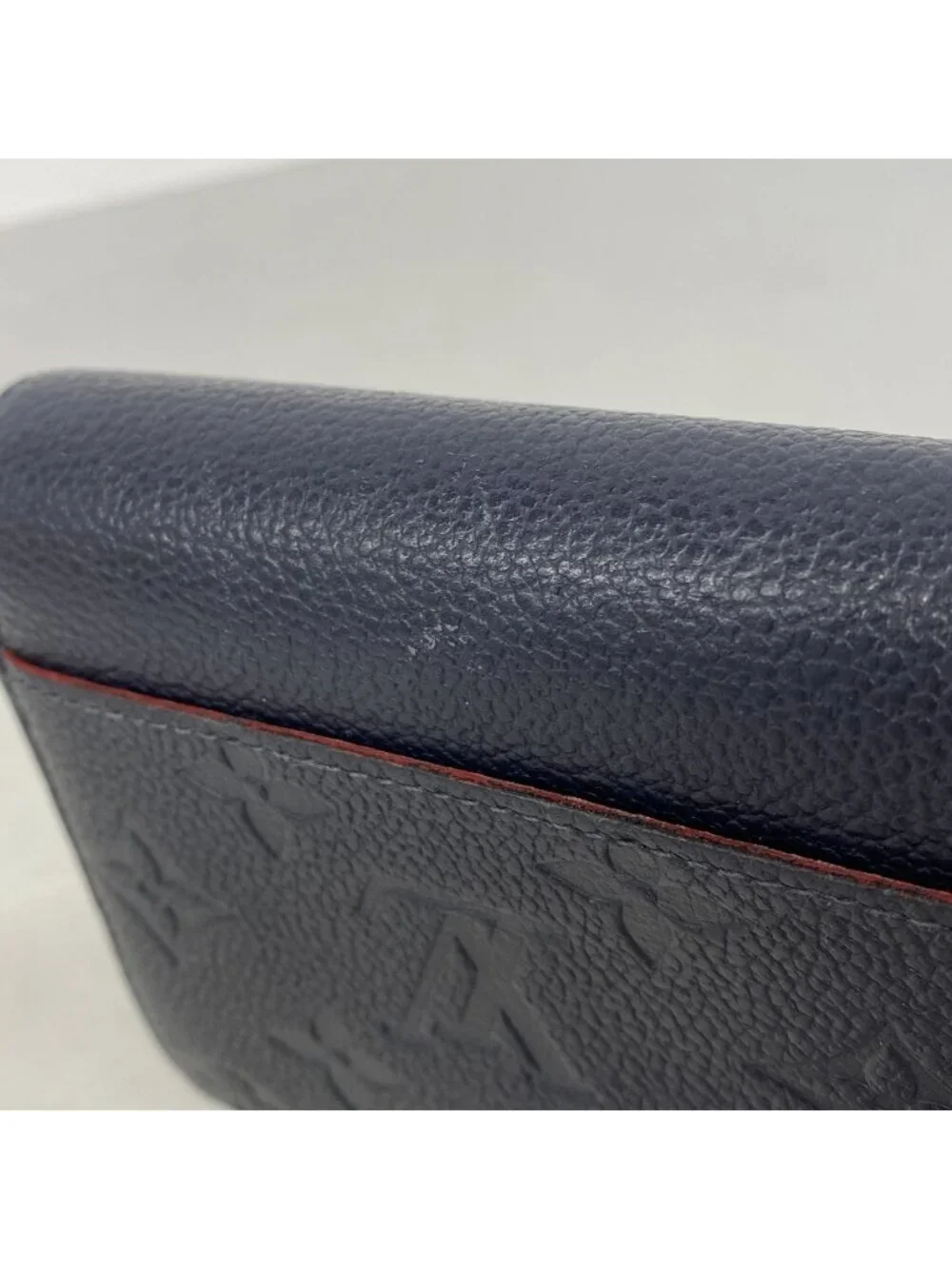 Louis Vuitton Wallet Monogram Empreinte Portefeuille Sarah Marine Rouge